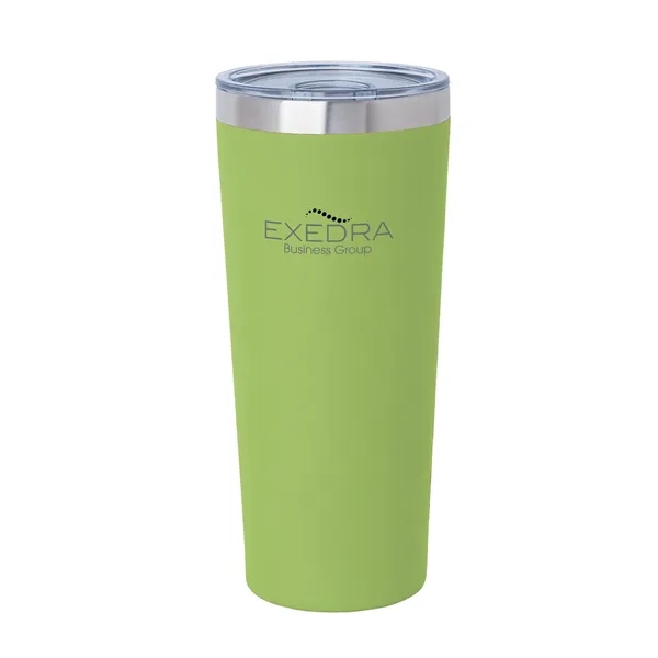 3.44" x 7.75" x 3.38" Biere double-wall stainless steel tumbler with... from ASI 67866 Logomark/Valumark