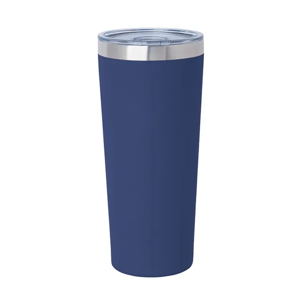 3.44" x 7.75" x 3.38" Biere double-wall stainless steel tumbler with... from ASI 67866 Logomark/Valumark