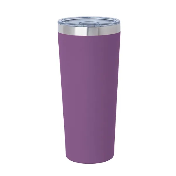 3.44" x 7.75" x 3.38" Biere double-wall stainless steel tumbler with... from ASI 67866 Logomark/Valumark