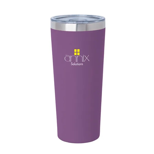 3.44" x 7.75" x 3.38" Biere double-wall stainless steel tumbler with... from ASI 67866 Logomark/Valumark