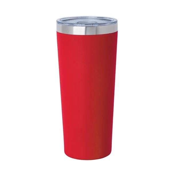 3.44" x 7.75" x 3.38" Biere double-wall stainless steel tumbler with... from ASI 67866 Logomark/Valumark