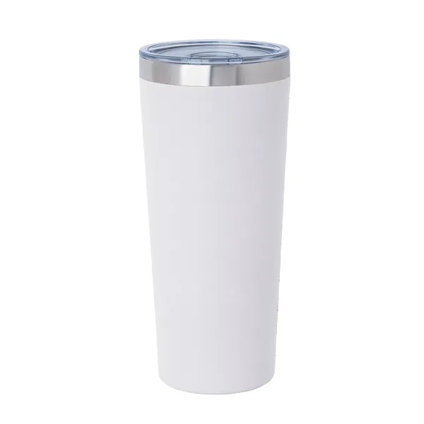 3.44" x 7.75" x 3.38" Biere double-wall stainless steel tumbler with... from ASI 67866 Logomark/Valumark
