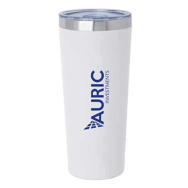 3.44" x 7.75" x 3.38" Biere double-wall stainless steel tumbler with... from ASI 67866 Logomark/Valumark