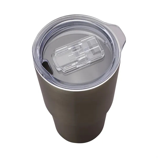 3.62" x 7.06" x 3.62" Reva 20-ounce stainless steel and acrylonitrile... from ASI 67866 Logomark/Valumark