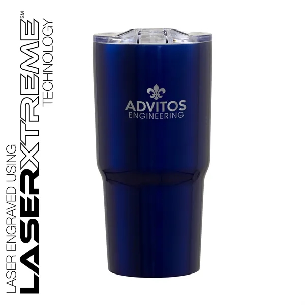3.62" x 7.06" x 3.62" Reva 20-ounce stainless steel and acrylonitrile... from ASI 67866 Logomark/Valumark