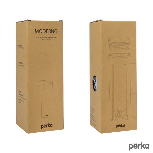 Perka® Moderno 20 oz. Double Wall, Stainless Steel Tumbler... from ASI 67866 Logomark/Valumark
