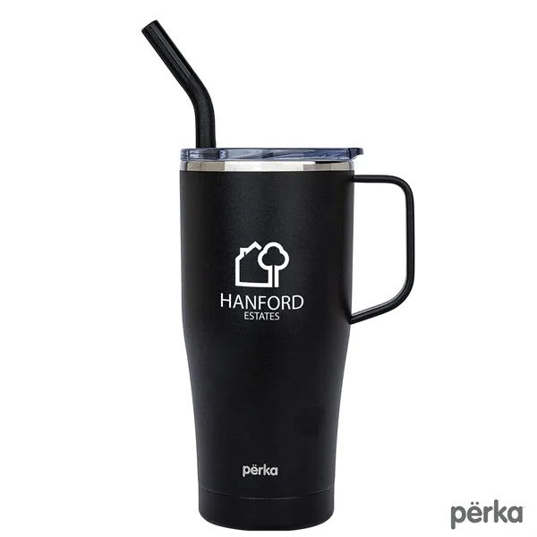 Perka® Clayton 20 oz. Double Wall, Stainless Steel Travel...... from ASI 67866 Logomark/Valumark