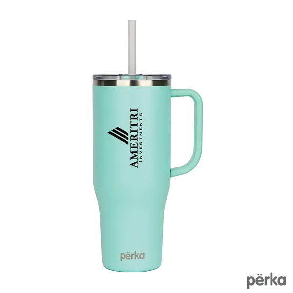 Perka® Kempton 40 oz. Double Wall, Stainless Steel Travel...... from ASI 67866 Logomark/Valumark