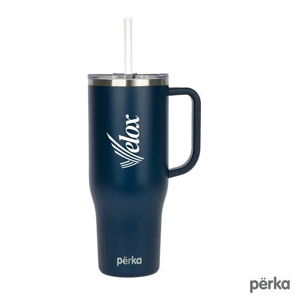 Perka® Kempton 40 oz. Double Wall, Stainless Steel Travel...... from ASI 67866 Logomark/Valumark
