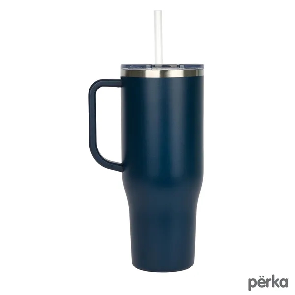 Perka® Kempton 40 oz. Double Wall, Stainless Steel Travel...... from ASI 67866 Logomark/Valumark