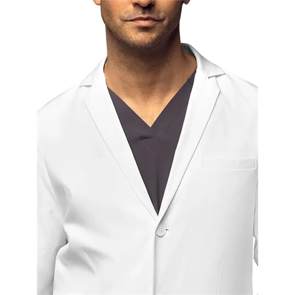 WonderWink Slate Men's Lab Jacket 34"... from ASI 86018 Scrub Authority / Uniform Stores