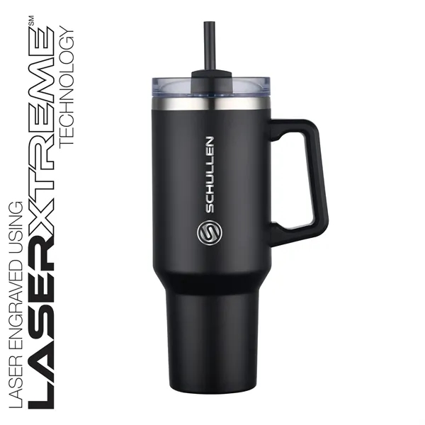 Lucas 40 oz. Double Wall, Stainless Steel Travel Mug... from ASI 67866 Logomark/Valumark
