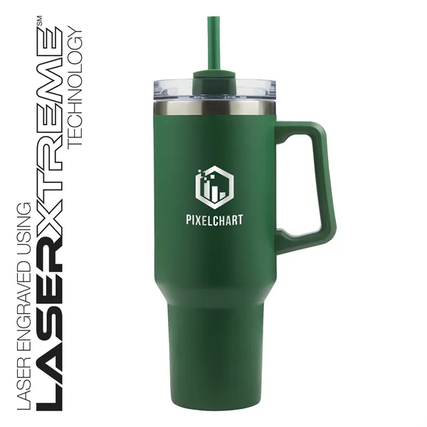Lucas 40 oz. Double Wall, Stainless Steel Travel Mug... from ASI 67866 Logomark/Valumark