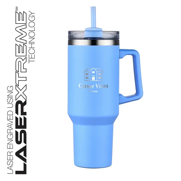 Lucas 40 oz. Double Wall, Stainless Steel Travel Mug... from ASI 67866 Logomark/Valumark