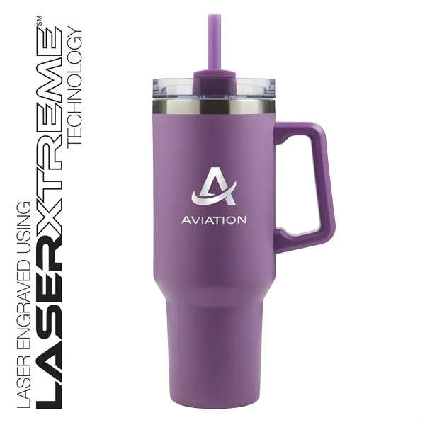 Lucas 40 oz. Double Wall, Stainless Steel Travel Mug... from ASI 67866 Logomark/Valumark