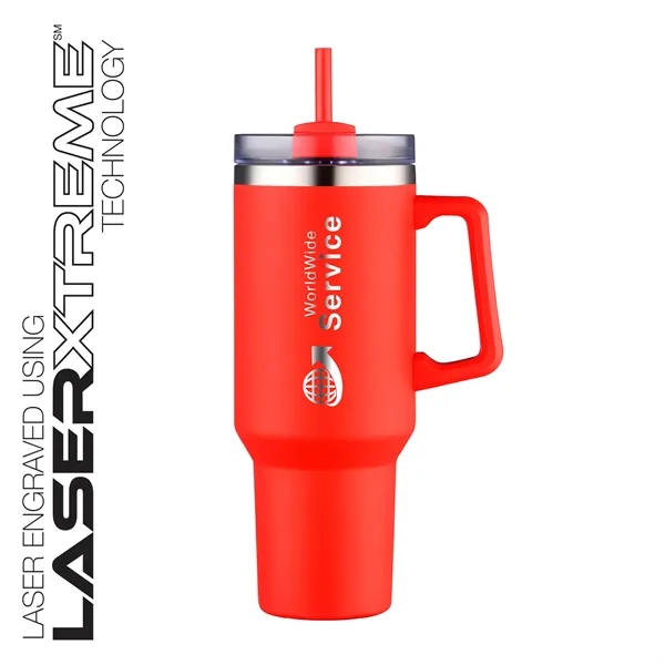 Lucas 40 oz. Double Wall, Stainless Steel Travel Mug... from ASI 67866 Logomark/Valumark