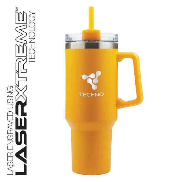 Lucas 40 oz. Double Wall, Stainless Steel Travel Mug... from ASI 67866 Logomark/Valumark