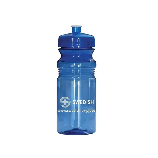 20 oz. translucent sports bottle with push-pull twist-on cap, and wide... from ASI 68507 The Magnet Group / Perfect Line