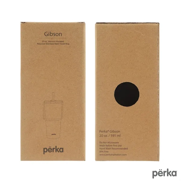 Perka® Gibson 20 oz. Double Wall Recycled Stainless Steel...... from ASI 67866 Logomark/Valumark