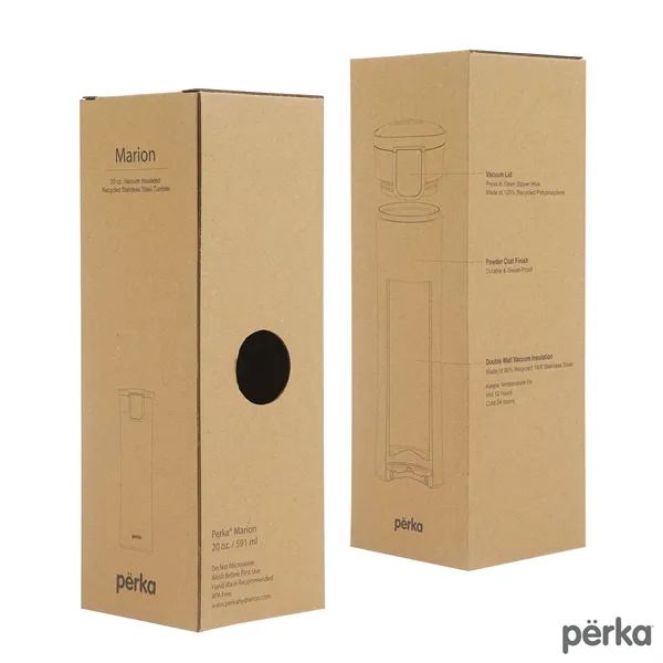 Perka® Marion 20 oz. Double Wall Recycled Stainless Steel...... from ASI 67866 Logomark/Valumark