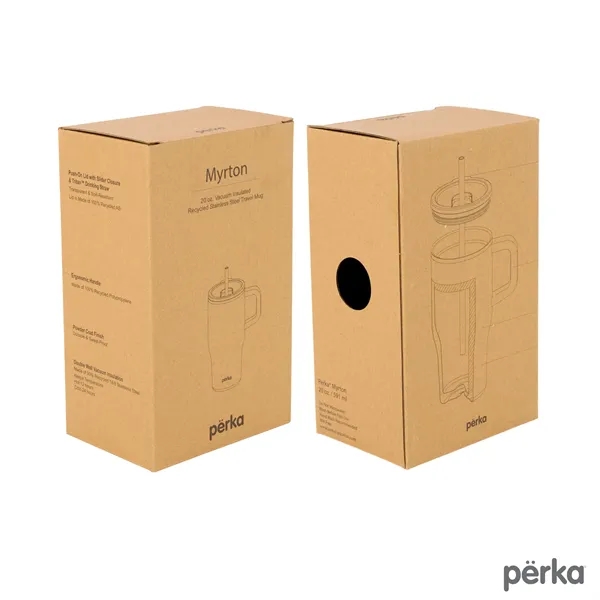Perka® Myrton 20 oz. Double Wall, Recycled Stainless Stee...... from ASI 67866 Logomark/Valumark