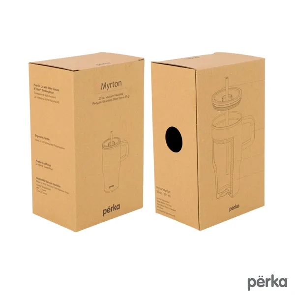 Perka® Myrton 20 oz. Double Wall, Recycled Stainless Stee...... from ASI 67866 Logomark/Valumark