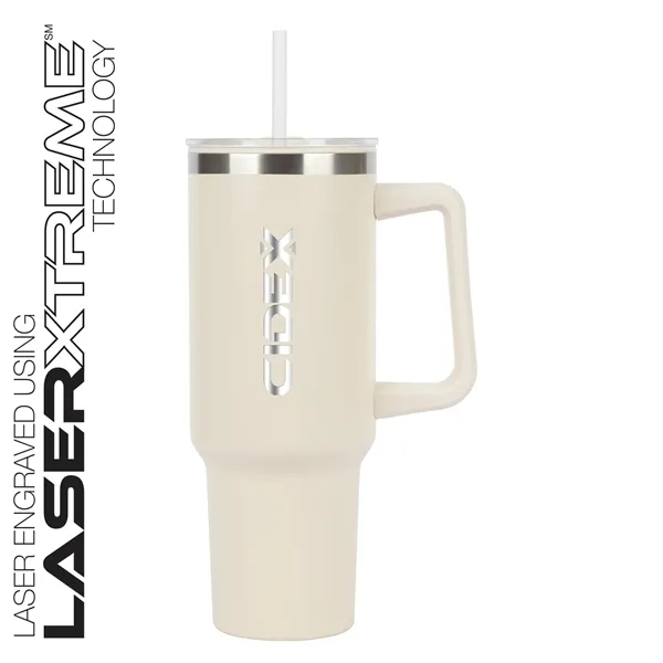 Izzy 40 oz. Steel/PP Travel Mug... from ASI 67866 Logomark/Valumark