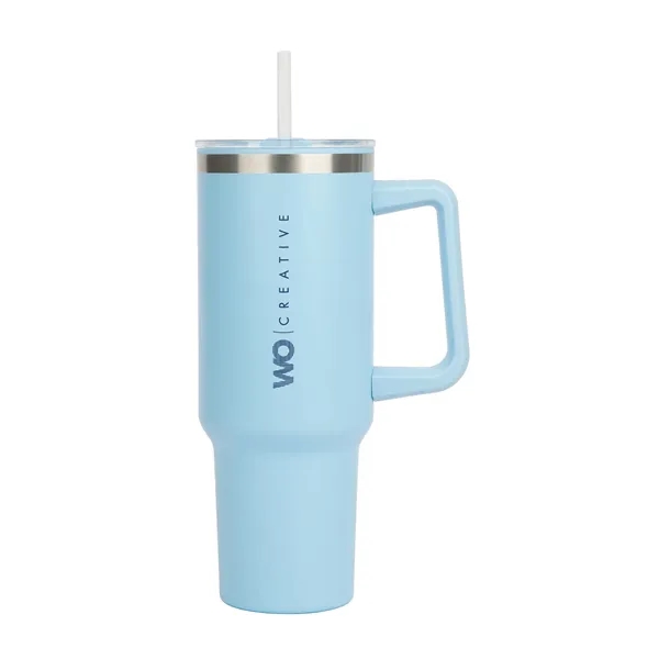 Izzy 40 oz. Steel/PP Travel Mug... from ASI 67866 Logomark/Valumark