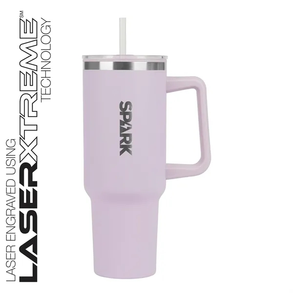 Izzy 40 oz. Steel/PP Travel Mug... from ASI 67866 Logomark/Valumark