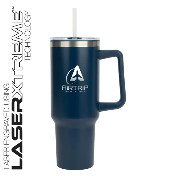 Izzy 40 oz. Steel/PP Travel Mug... from ASI 67866 Logomark/Valumark