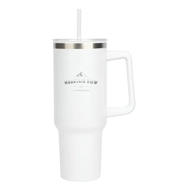 Izzy 40 oz. Steel/PP Travel Mug... from ASI 67866 Logomark/Valumark