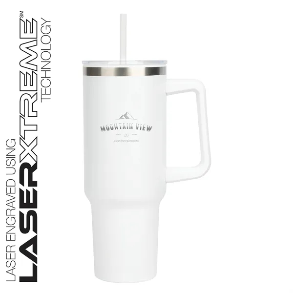 Izzy 40 oz. Steel/PP Travel Mug... from ASI 67866 Logomark/Valumark