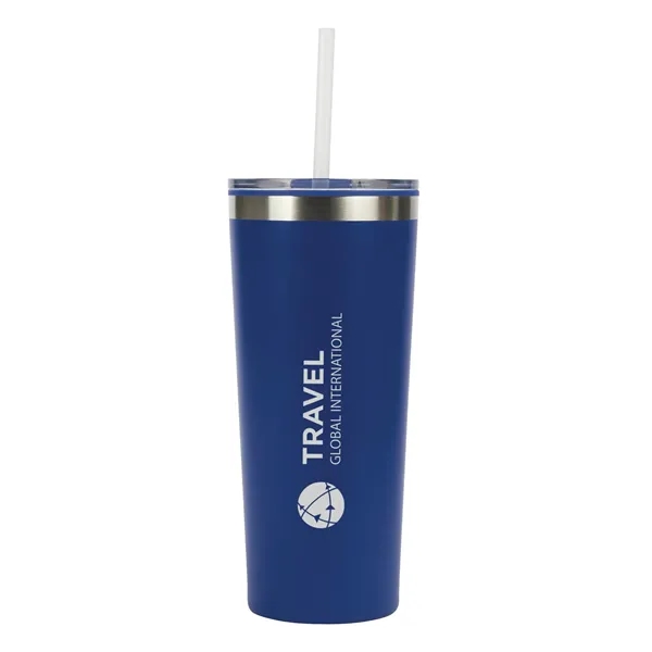 Bremen 24 oz. Steel & 50% Recycled PP Travel Tumbler... from ASI 67866 Logomark/Valumark