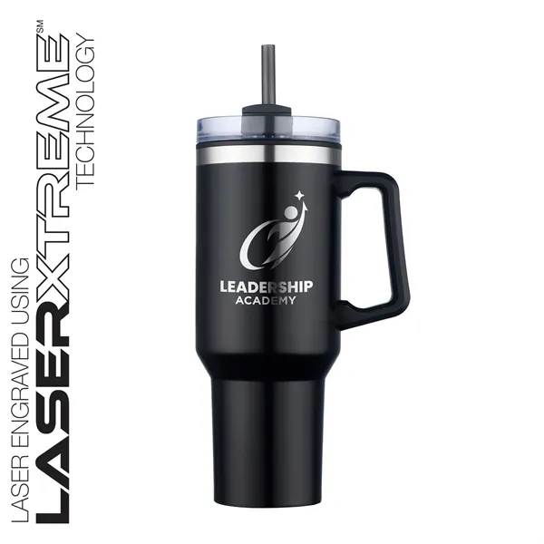 Connor 40 oz. Steel/PP Travel Mug... from ASI 67866 Logomark/Valumark