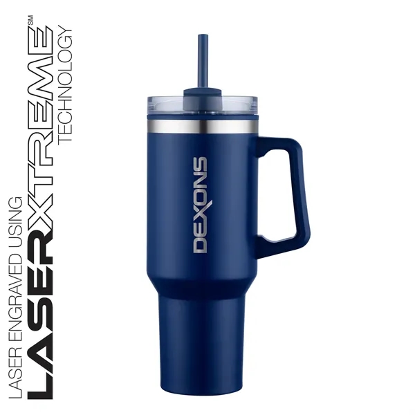 Connor 40 oz. Steel/PP Travel Mug... from ASI 67866 Logomark/Valumark