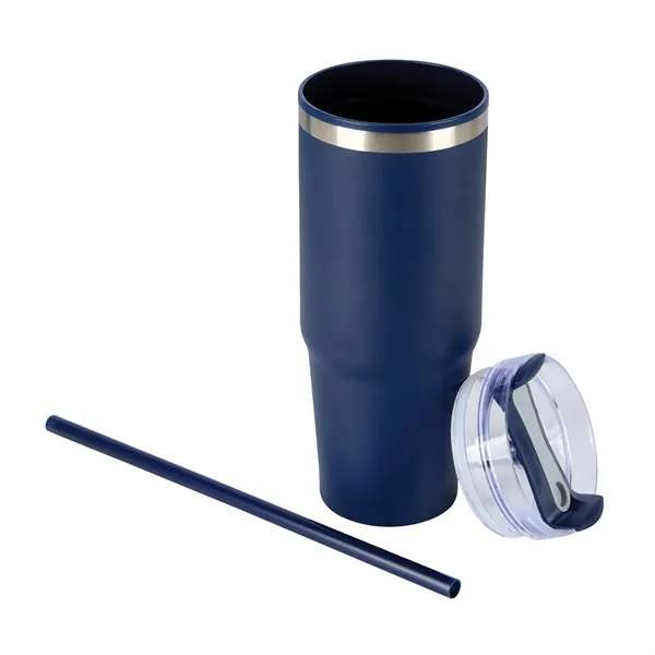 Yesler 30 oz. Double Wall Steel/PP Liner Travel Tumbler... from ASI 67866 Logomark/Valumark
