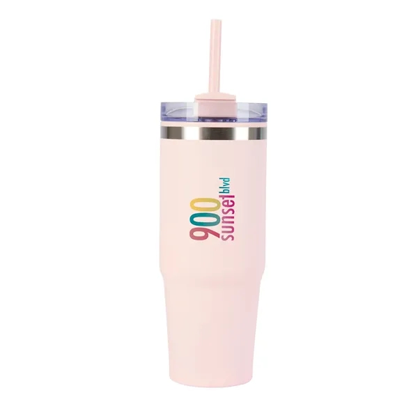 Yesler 30 oz. Double Wall Steel/PP Liner Travel Tumbler... from ASI 67866 Logomark/Valumark