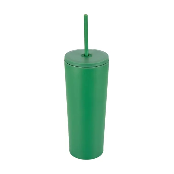 Bayard 24 oz. Double Wall Steel/PP Liner Straw Tumbler... from ASI 67866 Logomark/Valumark