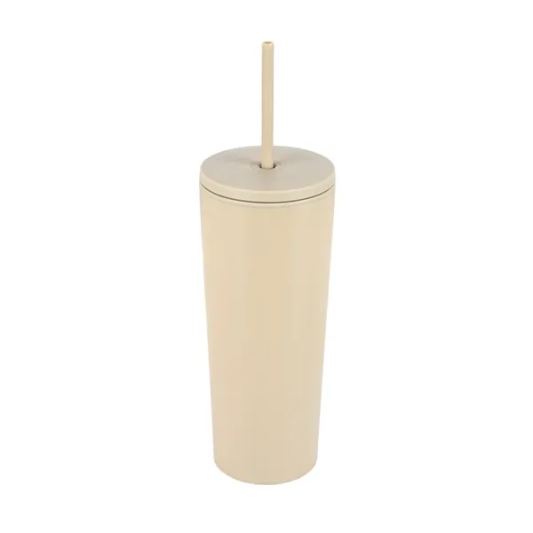 Bayard 24 oz. Double Wall Steel/PP Liner Straw Tumbler... from ASI 67866 Logomark/Valumark