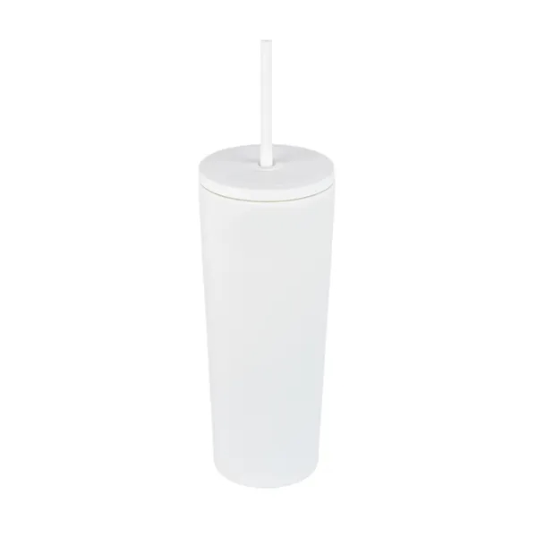 Bayard 24 oz. Double Wall Steel/PP Liner Straw Tumbler... from ASI 67866 Logomark/Valumark
