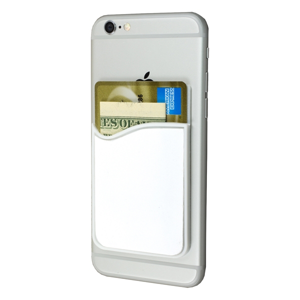 Customizable phone wallet with a removable microfiber cleaning cloth.... from ASI 62660 Innovation Line