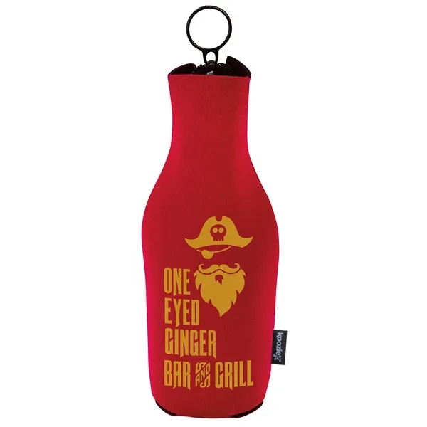 Koozie® Neoprene Zip-Up Bottle Cooler... from ASI 40480 Koozie Group / Norwood