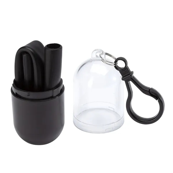 Bellini Silicone Straw in Capsule Case... from ASI 67866 Logomark/Valumark
