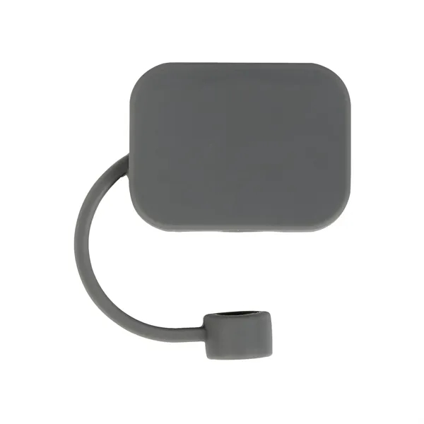 Morey Silicone Straw Topper... from ASI 67866 Logomark/Valumark