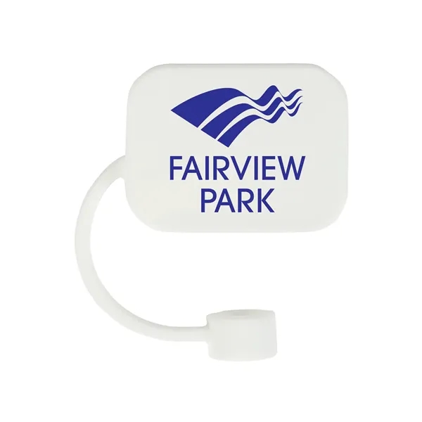 Morey Silicone Straw Topper... from ASI 67866 Logomark/Valumark