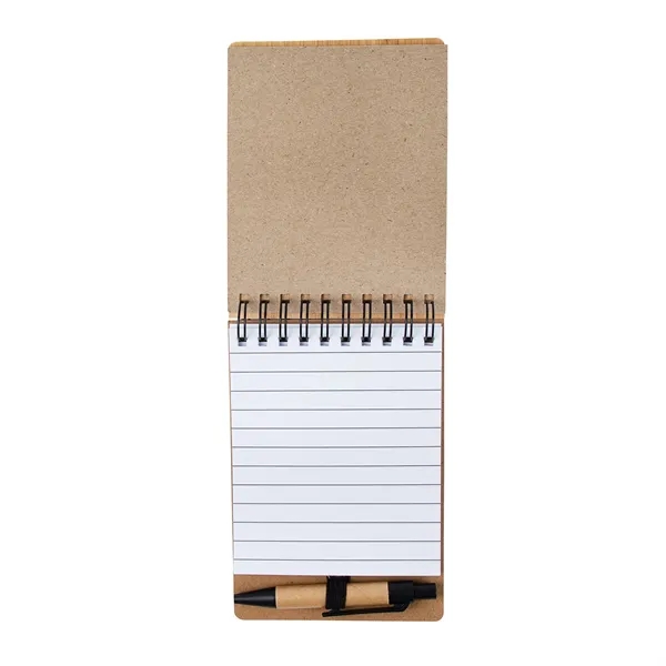 Ridgecrest 3-in-1 Bamboo Jotter w/Pen... from ASI 67866 Logomark/Valumark