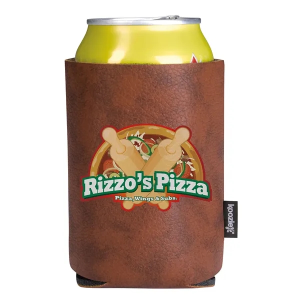 Koozie® Leather-Like Can Cooler... from ASI 40480 Koozie Group / Norwood