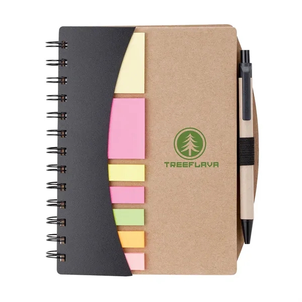 Broome Mini Journal with Pen, Flags & Sticky Notes... from ASI 67866 Logomark/Valumark / Valumark™