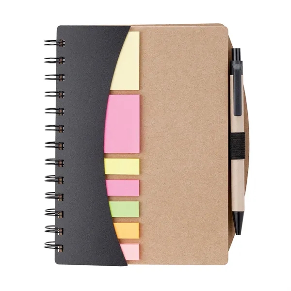 Broome Mini Journal with Pen, Flags & Sticky Notes... from ASI 67866 Logomark/Valumark / Valumark™