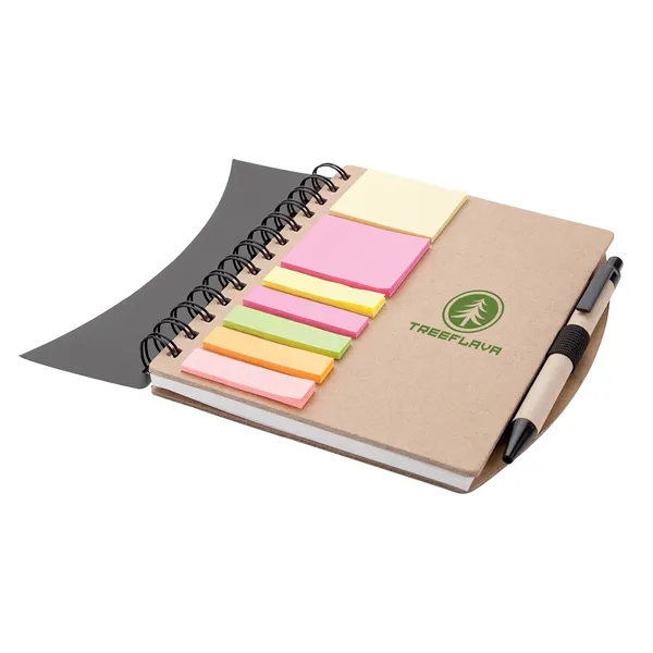 Broome Mini Journal with Pen, Flags & Sticky Notes... from ASI 67866 Logomark/Valumark / Valumark™